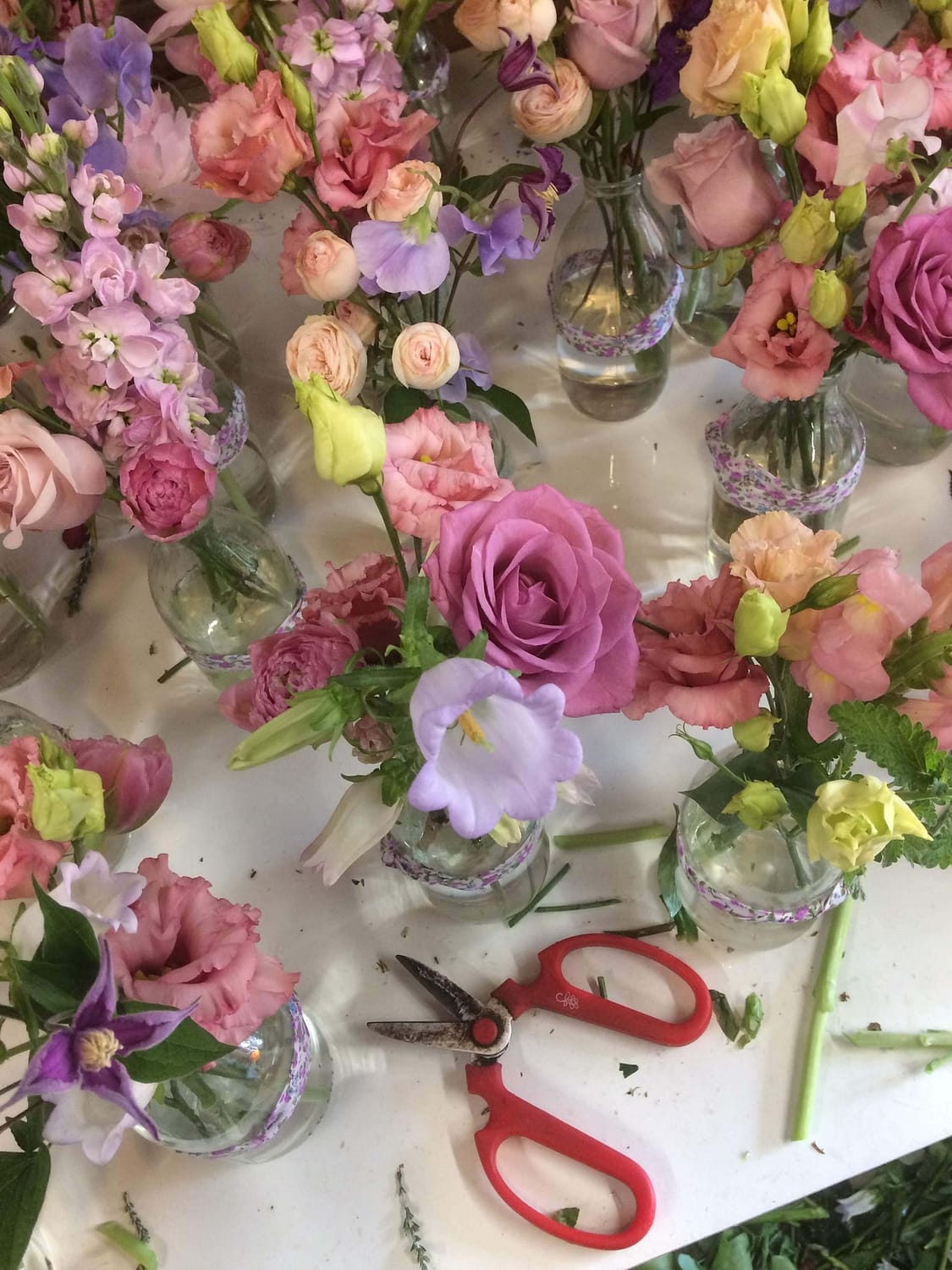 Bettie Rose flowers, speciaslist wedding florist in Brighton Studio picture.