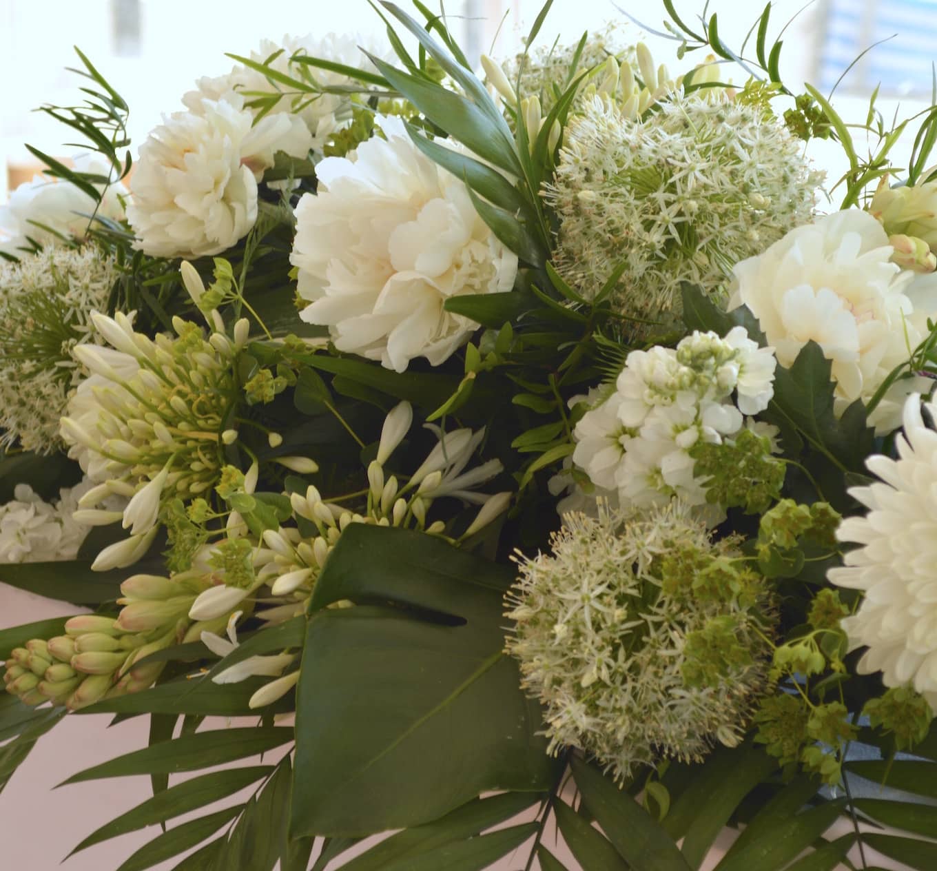 white flowers for 17th june wedding