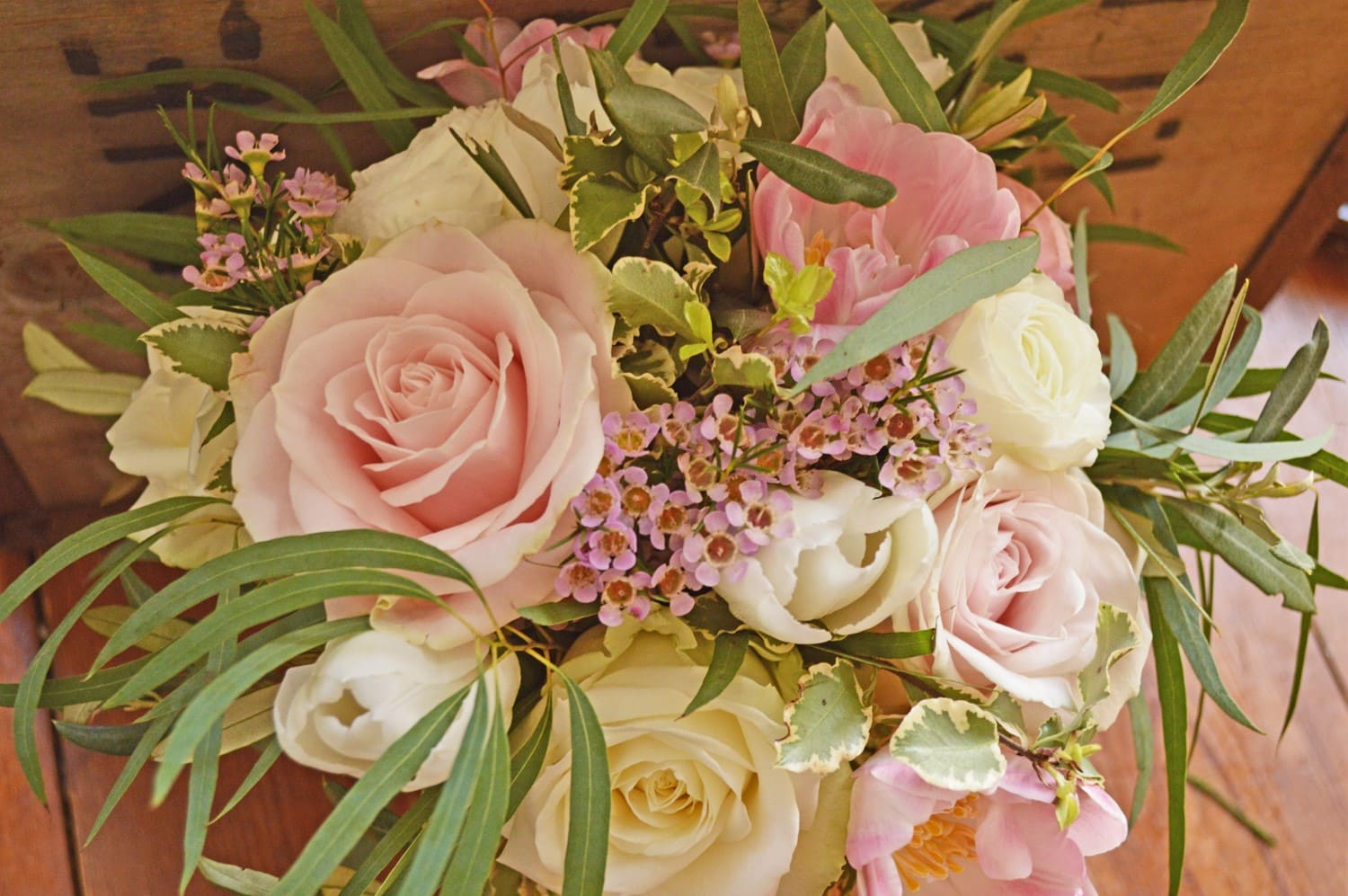 blush pink bridal bouquet