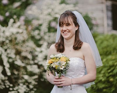 Yellow flowers bride's bouquet - West Sussex