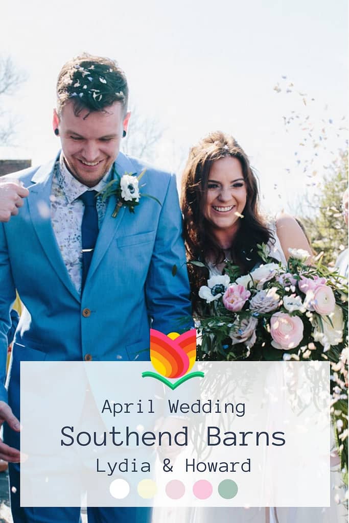 April southend barns wedding flowers