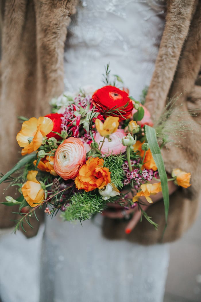 sussex wedding florist, bright and bold wedding flowers