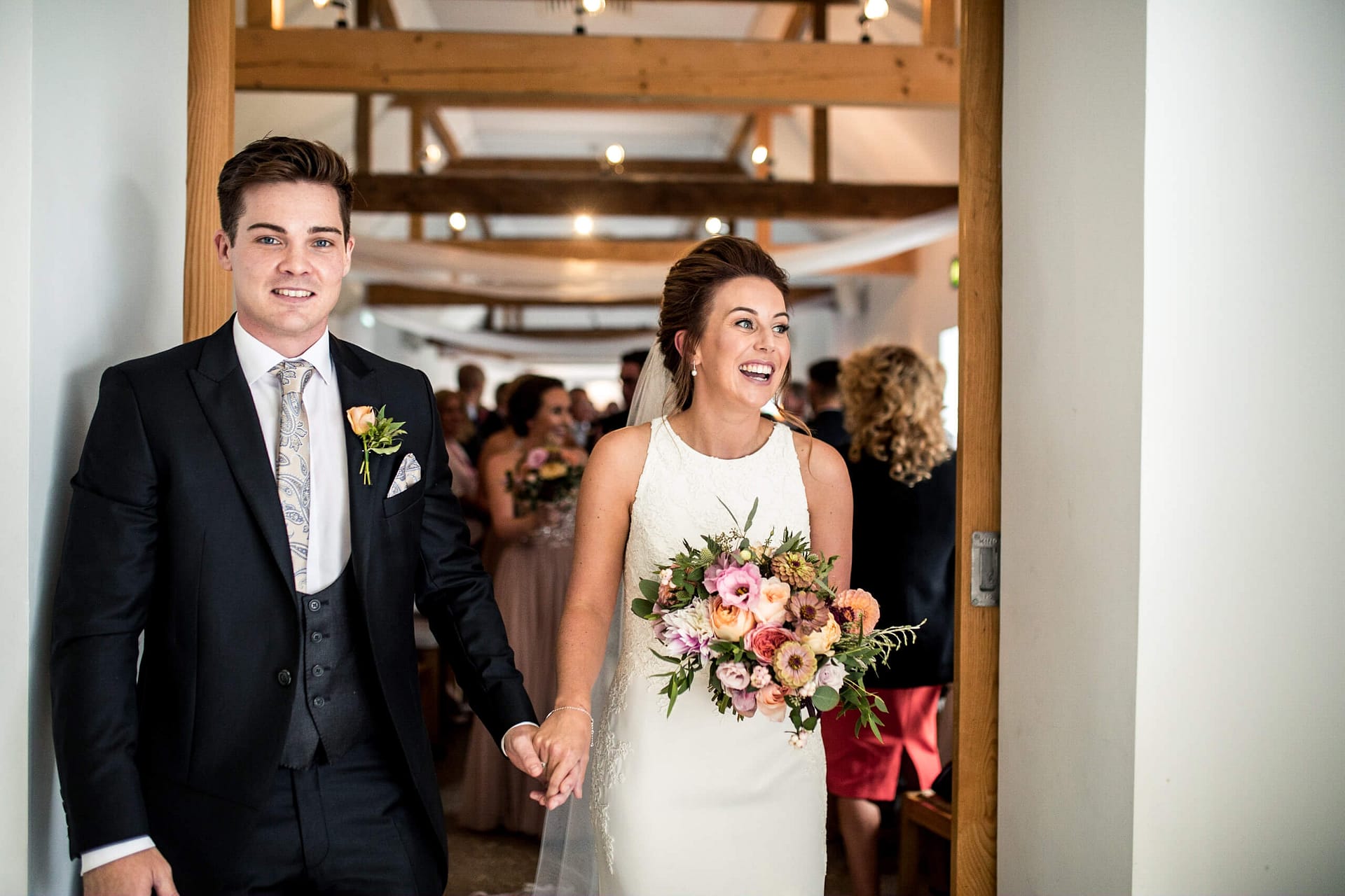 southend barns indoor wedding ceremony